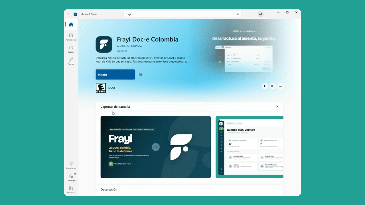 Software de escritorio para contadores de Colombia